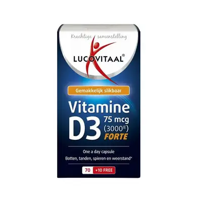 Lucovitaal Vitamine D3 75 mcg bij Superfoodstore