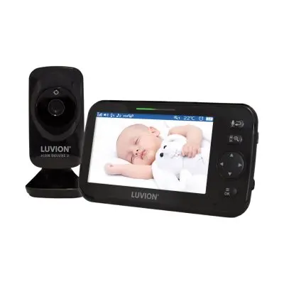 Luvion Icon Deluxe 2 Babyfoon - Black Edition Set bij Baby-Dump