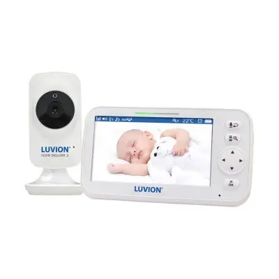 Luvion Icon Deluxe 2 Babyfoon - White Edition Set bij Babypark