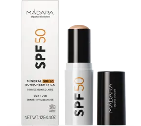 Mádara Minerale Zonnebrandstick SPF50 bij The Green Beauty Shop