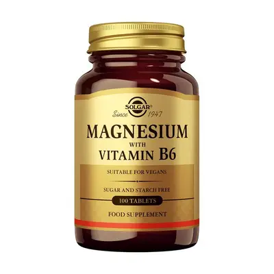 Magnesium with Vitamin B6 (100 tabletten) bij Vitaminadviceshop