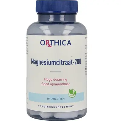 Magnesiumcitraat-200 (60 tabletten) bij Vitaminadviceshop