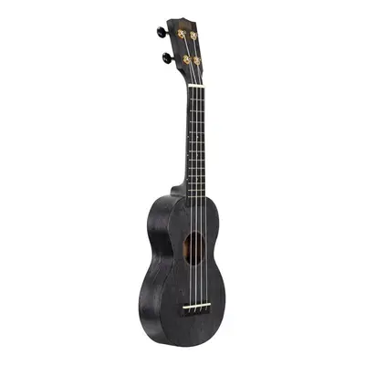 Mahalo Slimline Series MS1TBK Sopraanukelele Zwart bij Brugman Muziek
