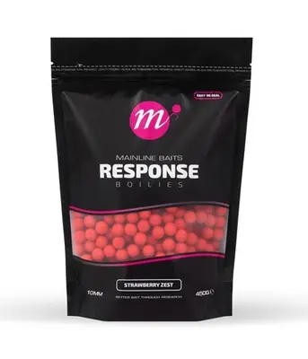 Mainline Response Standard Pack Boilies Strawberry Zest 450g (10mm) bij TackleXL