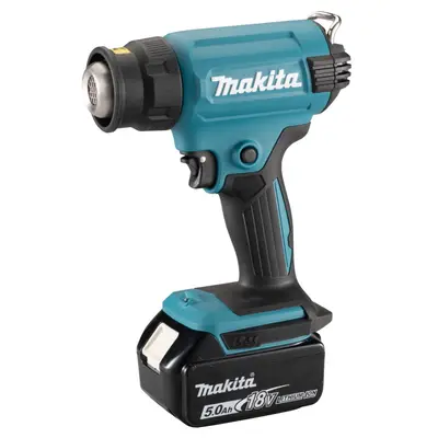 Makita DHG180RT Heteluchtpistool 18V 1 x 5.0Ah Li-ion bij Toolnation