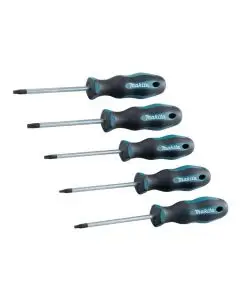 Makita E-10534 Torx schroevendraaierset 5-delig - T10 / T15 / T20 / T25 / T30 bij HD-Gereedschap