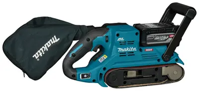 Makita XGT 40V Max Bandschuurmachine 76mm (accu schuurmachine) bij Toolsvoordelig