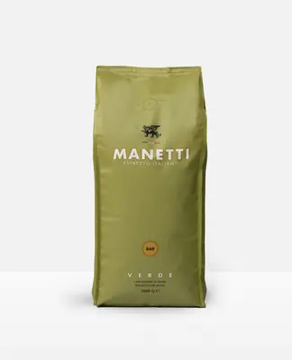 Manetti Verde Bar bio - Krachtig met chocolade- en notentonen - 1kg bij CoffeeMeister