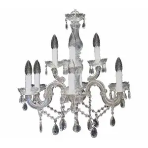 Maria Theresa kroonluchter 6+3 lichts chroom bij Breman Verlichting