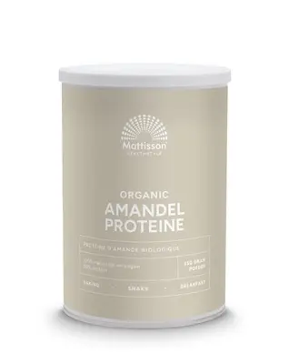 Mattisson Amandel Proteine 50% Vegan Bio bij Vitatheek