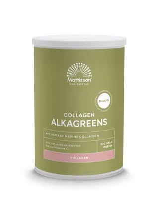 Mattisson Collagen Collageen Alkagreens Poeder bij Vitatheek
