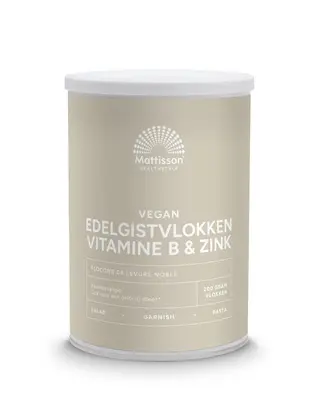 Mattisson Edelgistvlokken Vitamine B12 + Zink bij Vitatheek