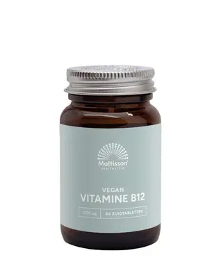 Mattisson Vitamine B12 Methylcobalamine 1000Mcg bij Vitatheek