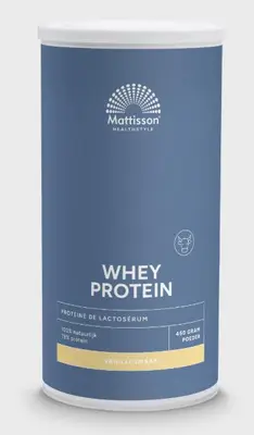 Mattisson Wei Whey Proteine Concentraat Vanille bij Vitatheek