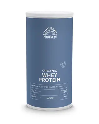 Mattisson Wei Whey Proteine Naturel 80% Bio bij Vitatheek