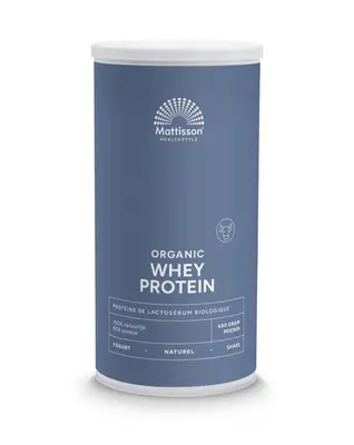 Mattisson Wei Whey Proteine Naturel 80% Bio bij Vitatheek