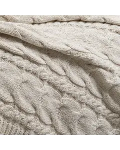 MAXI naturel plaid van DOMMELIN bij Het Linnenhuis