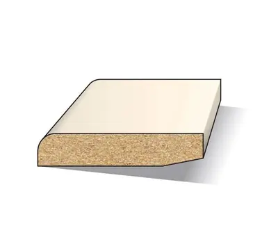 MDF plinten - wit gegrond bij Houtmarkt.nl