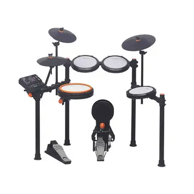 Medeli MZ537 Elektronisch Drumstel met Mesh Pads, Bluetooth Audio, USB-MIDI en 31 Drumkits bij VDS Instrumenten