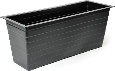 Mega Collections plantenbak zwart 79 x 29 x 32 cm bij Intratuin