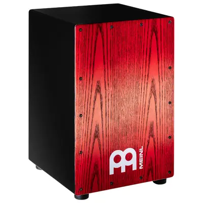 Meinl MCAJ100BK-TRF Snare Cajon Tango Red bij Brugman Muziek