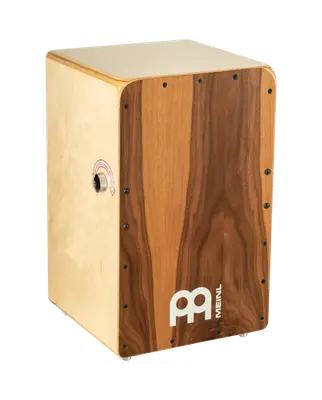 Meinl SCP100WN Snarecraft Cajon Walnut bij Huigens Music