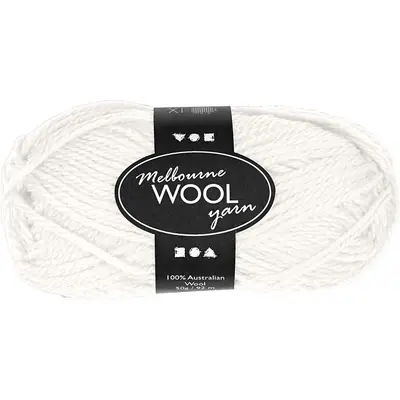Melbourne brei wol off white 50gr 92 meter bij Creaknutselen