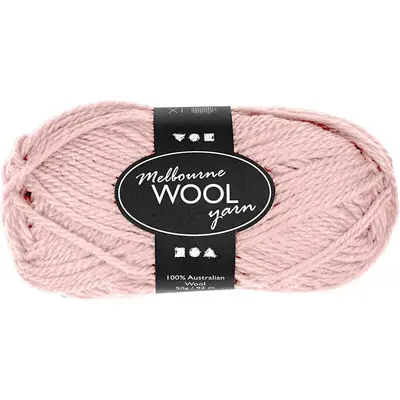 Melbourne brei wol oud roze 50gr 92 meter bij Creaknutselen