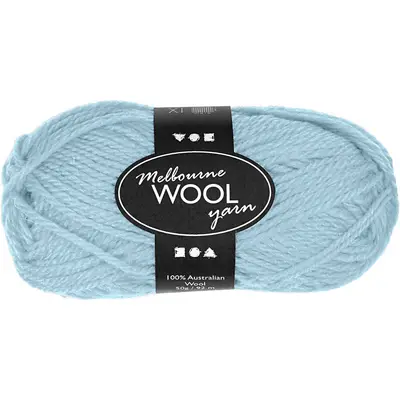 Melbourne wol licht turquoise 50gr 92 meter bij Creaknutselen