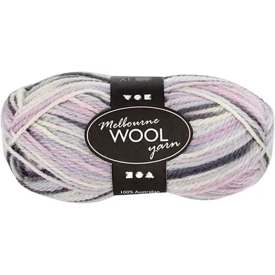 Melbourne wol mix roze 50gr 92 meter bij Creaknutselen
