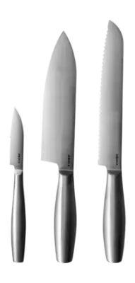 Messenset Boska Copenhagen Silver (Set van 3) bij Kookexpert