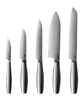 Messenset Boska Copenhagen Silver (Set van 5) bij Kookexpert