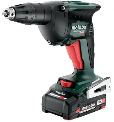 Metabo TBS 18 LTX BL 5000 Accu-Schroevendraaier | 18 V | 2x2 Ah Li-Power | Lader SC 30 | In Metabox 145 L - 620063500 bij Bouw en Techniek Action