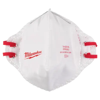 Milwaukee FFP2 opvouwbaar stofmasker - 20 stuks bij Wear2work
