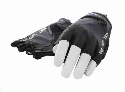 MIRAGE HANDSCHOEN LYCRA MET GEL MAAT L ZWART OP KAART bij Holland Fietsonderdelen
