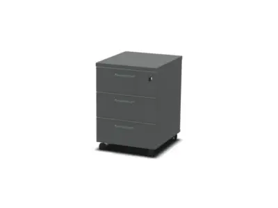 mobiel ladeblok,HxBxD 600x430x480mm,3lade(n),MS-donkergrijs bij DiscountOffice.nl