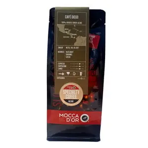 Mocca d'Or Cafe Diego bonen 250 gr bij De Koffiebaron