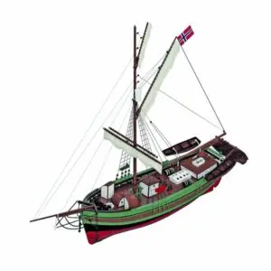 Modell-Tec Polarship Gjøa 1/50 scheepsmodelbouw bij Toemen Modelsport