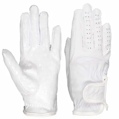 Mondoni Santiago handschoenen wit maat:xl bij Paardensportwebshop