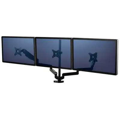 Monitorarm Fellowes Platinum Series driedubbel horizontaal bij KantoorArtikelen.nl