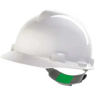 MSA V-Gard veiligheidshelm met Push-Key binnenwerk bij WorkWear4All