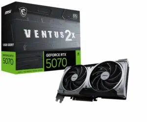 MSI GeForce RTX 5070 VENTUS 2X OC | 12GB GDDR7 | DLSS 4 | Videokaart | Nvidia GPU bij PConderdelen