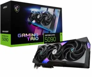 MSI GeForce RTX 5090 GAMING TRIO OC | 32 GB GDDR7 VRAM bij PConderdelen