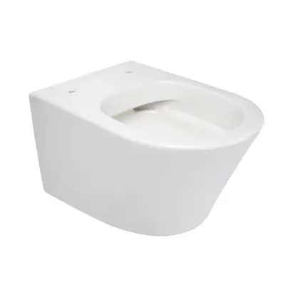 Mueller Afesta rimless toiletpot zonder zitting wit bij Sanitairkamer