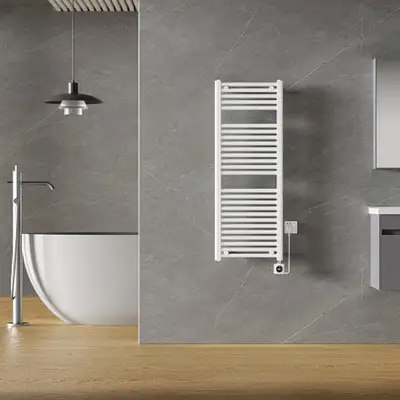 Mueller Stala elektrische radiator met Smart Wifi 45x118.5cm glans wit 700W bij Sanitairkamer