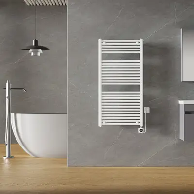Mueller Stala elektrische radiator met Smart Wifi 60x118.5cm glans wit 700W bij Sanitairkamer