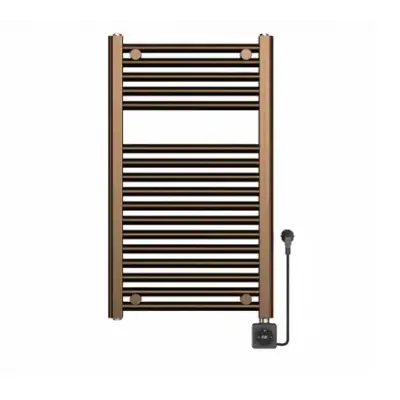 Mueller Stala elektrische radiator Smart WiFi 77x45cm 400W geborsteld brons PVD bij Sanitairkamer