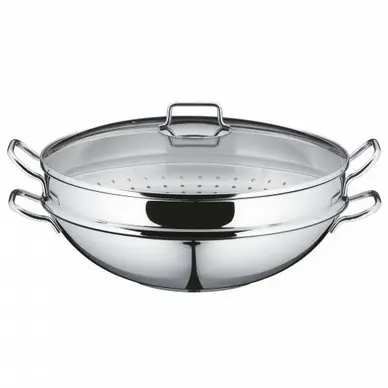 Multifunctionele Wok WMF Macao 36 cm (4-delig) bij Kookexpert