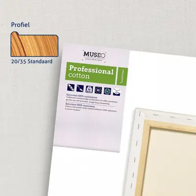 Museo Schildersdoek Professioneel Artist 335 gram 21 mm dik bij Art en Hobby