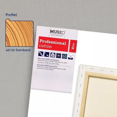 Museo Schildersdoek Xtra Professioneel Artist 3D Katoen 335 gram 41 mm dik bij Art en Hobby